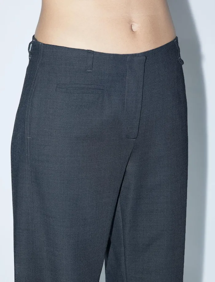 Women Muir Dark Grey Paloma Wool Trousers