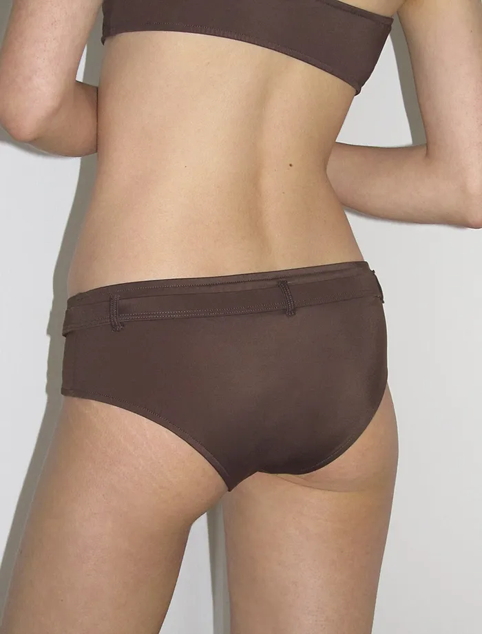 Women Mulan Brown Paloma Wool Swimwear