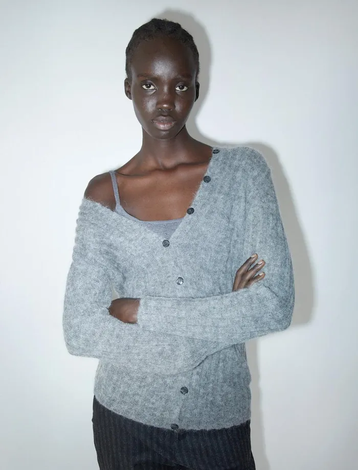 Women Naor Grey Paloma Wool Knits