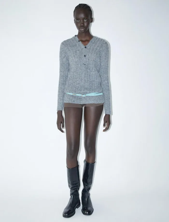 Women Naor Grey Paloma Wool Knits