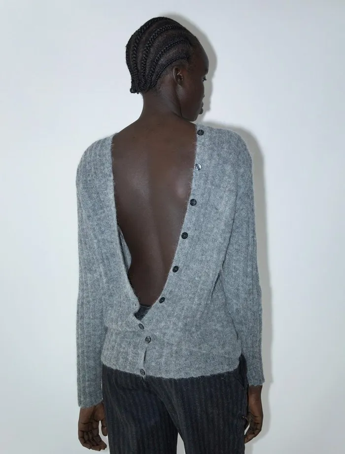 Women Naor Grey Paloma Wool Knits