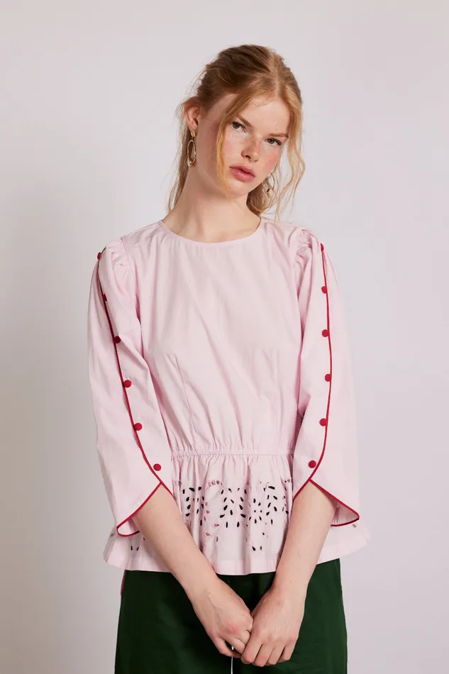 Women Occasion Wear Damson Madder Perrie Blouse