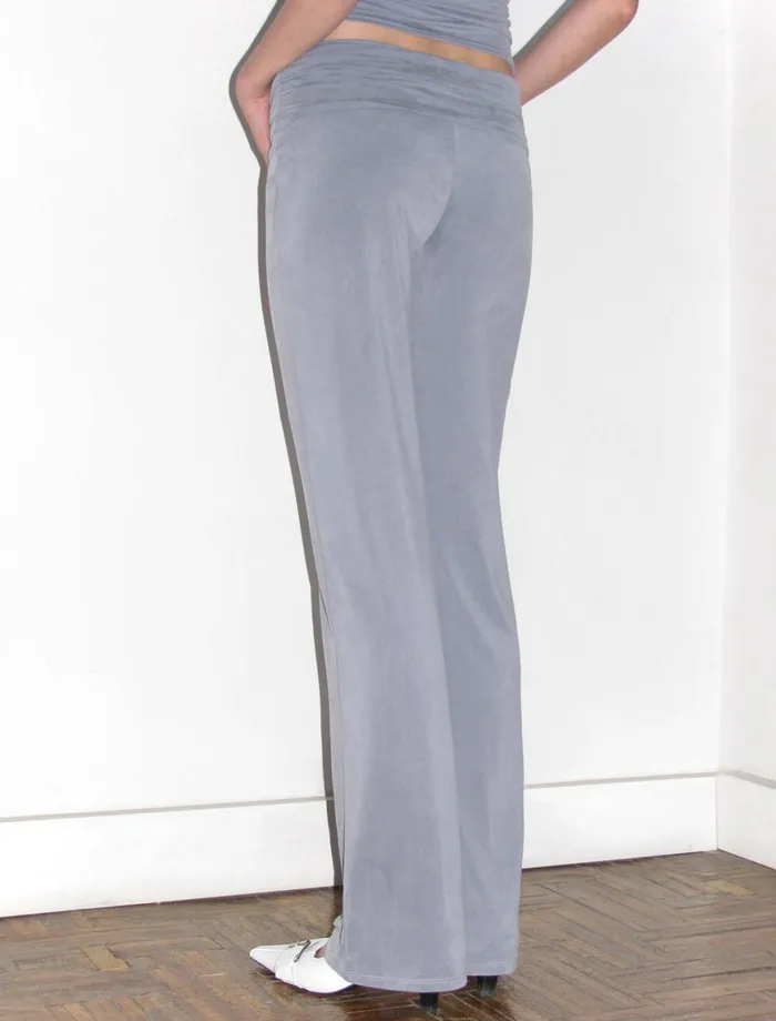 Women Octubre Grey Paloma Wool Trousers