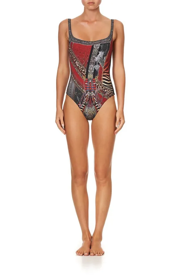 Women One Pieces Camilla Underwire Square Neck One Piece London Calling