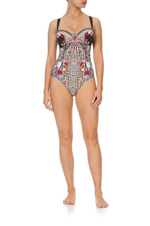 Women One Pieces Camilla V Wire Bra Style One Piece Dear Brigitte