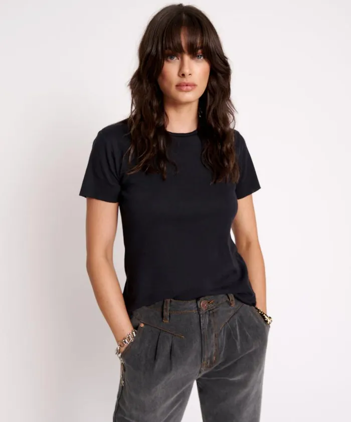 Women ONE TEASPOON CLASSIC CREW NECK TEE One Teaspoon Tees and Tanks