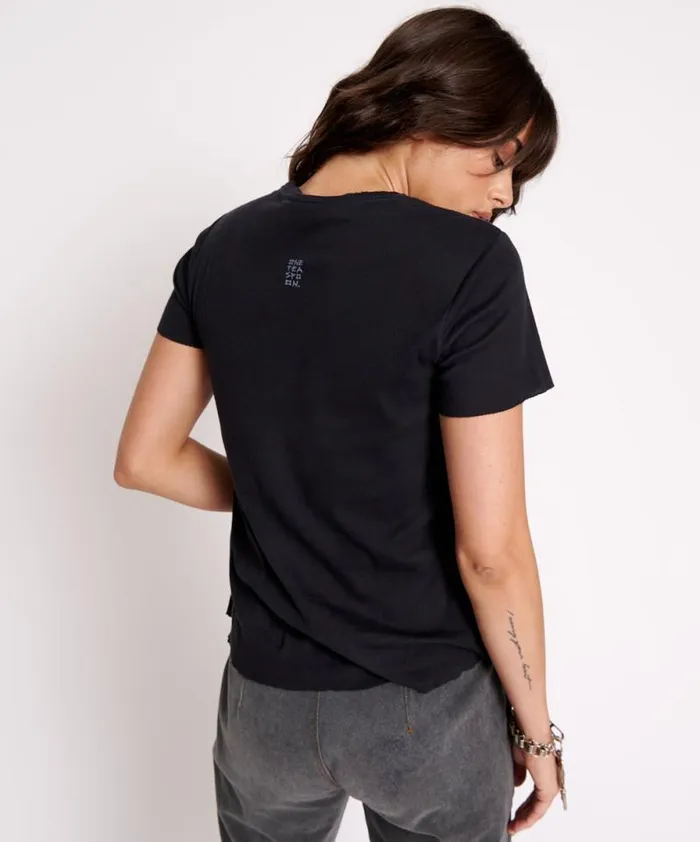 Women ONE TEASPOON CLASSIC CREW NECK TEE One Teaspoon Tees and Tanks Women ONE TEASPOON CLASSIC CREW NECK TEE One Teaspoon Tees and Tanks
