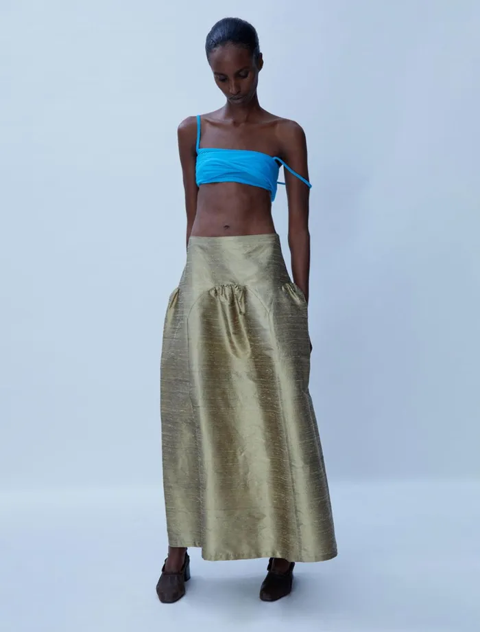 Women Pallon Gold Paloma Wool Skirts