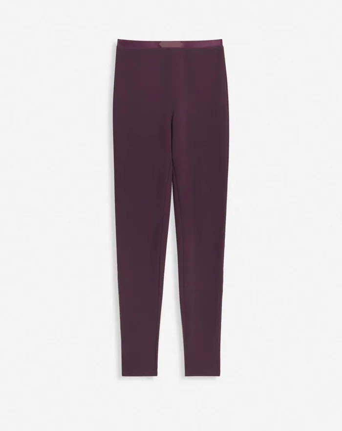 Women Pants Lanvin Sportswear Leggings Burgundy