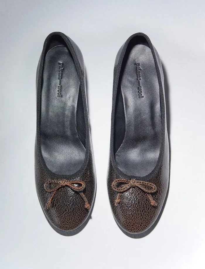 Women Petra Black Paloma Wool Pumps