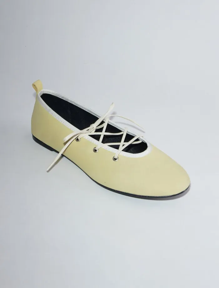 Women Pina Soft Yellow Paloma Wool Ballerinas