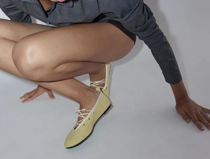 Women Pina Soft Yellow Paloma Wool Ballerinas