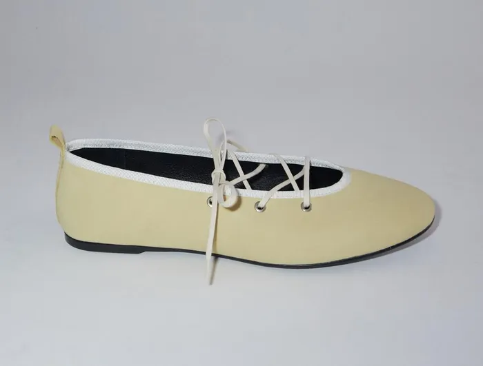 Women Pina Soft Yellow Paloma Wool Ballerinas