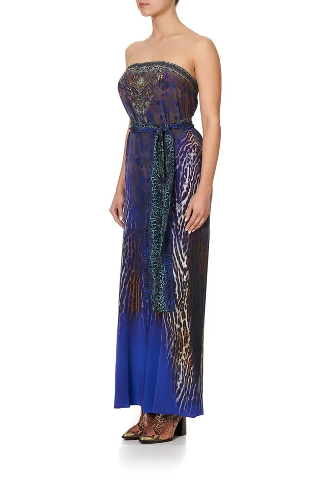 Women Playsuits and Jumpsuits Camilla Tie Waist Strapless Jumpsuit Komodo Queen