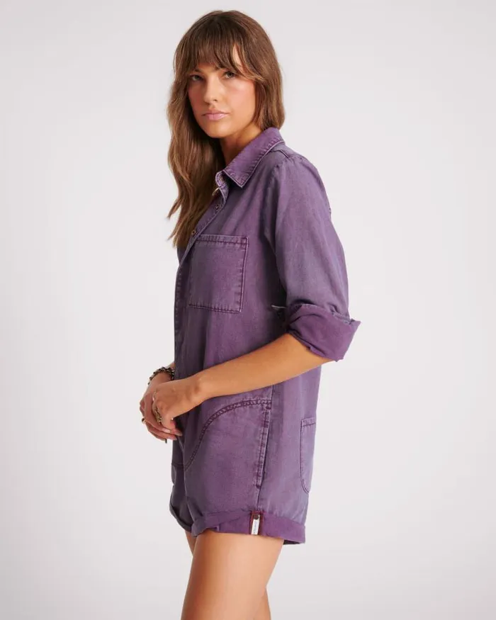 Women PLUM CANVAS PROPHECY JUMPSUIT One Teaspoon Denim Jumpsuits Women PLUM CANVAS PROPHECY JUMPSUIT One Teaspoon Denim Jumpsuits