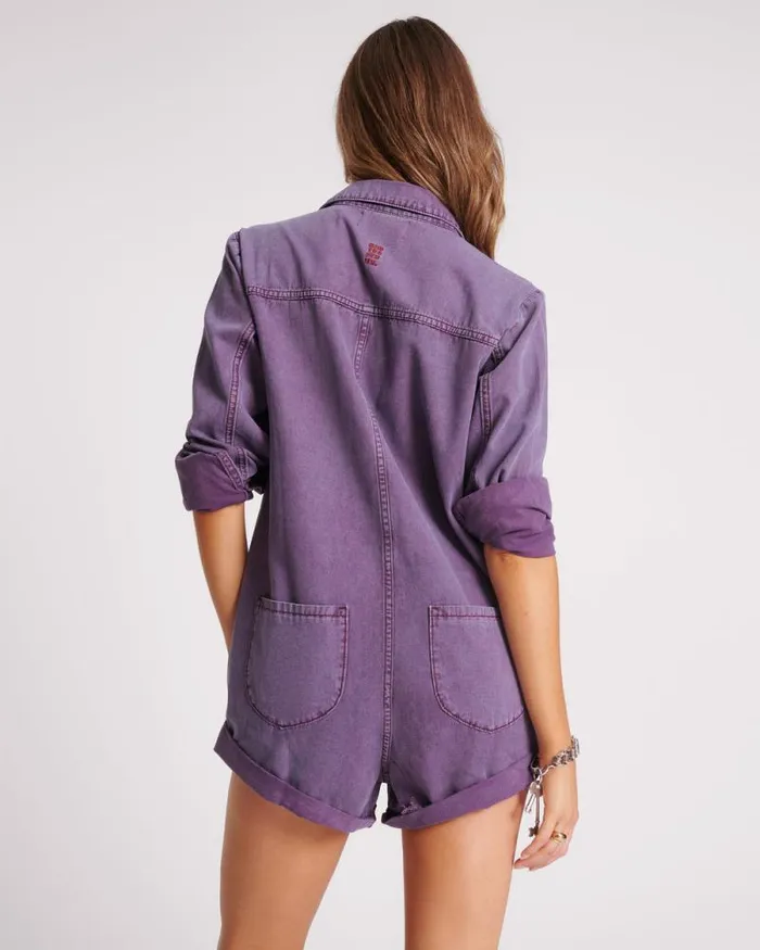 Women PLUM CANVAS PROPHECY JUMPSUIT One Teaspoon Denim Jumpsuits Women PLUM CANVAS PROPHECY JUMPSUIT One Teaspoon Denim Jumpsuits