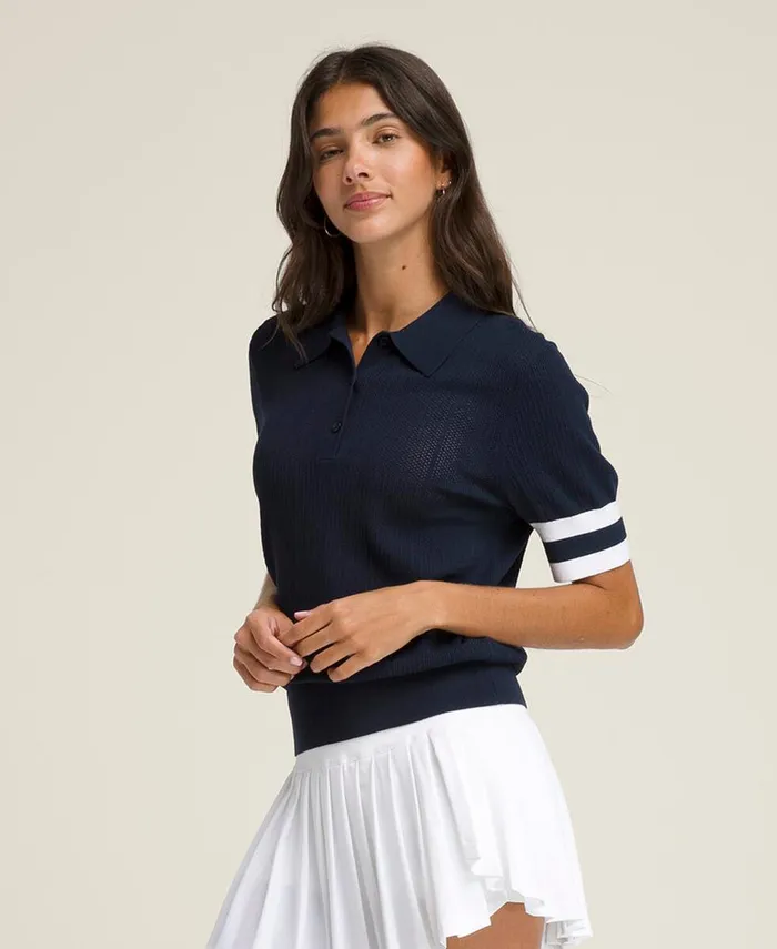 Women Polos Wilson Essex Polo 8211 Classic Navy Women Polos Wilson Essex Polo 8211 Classic Navy
