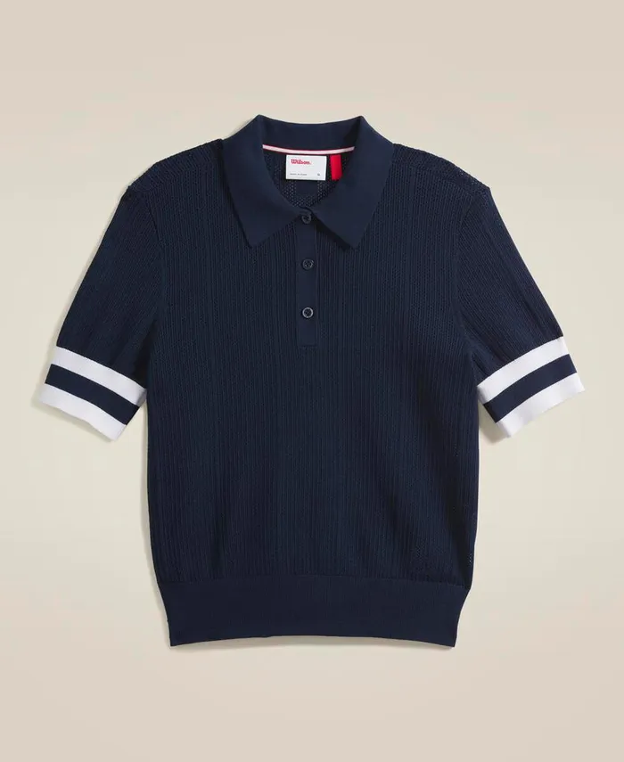 Women Polos Wilson Essex Polo 8211 Classic Navy Women Polos Wilson Essex Polo 8211 Classic Navy