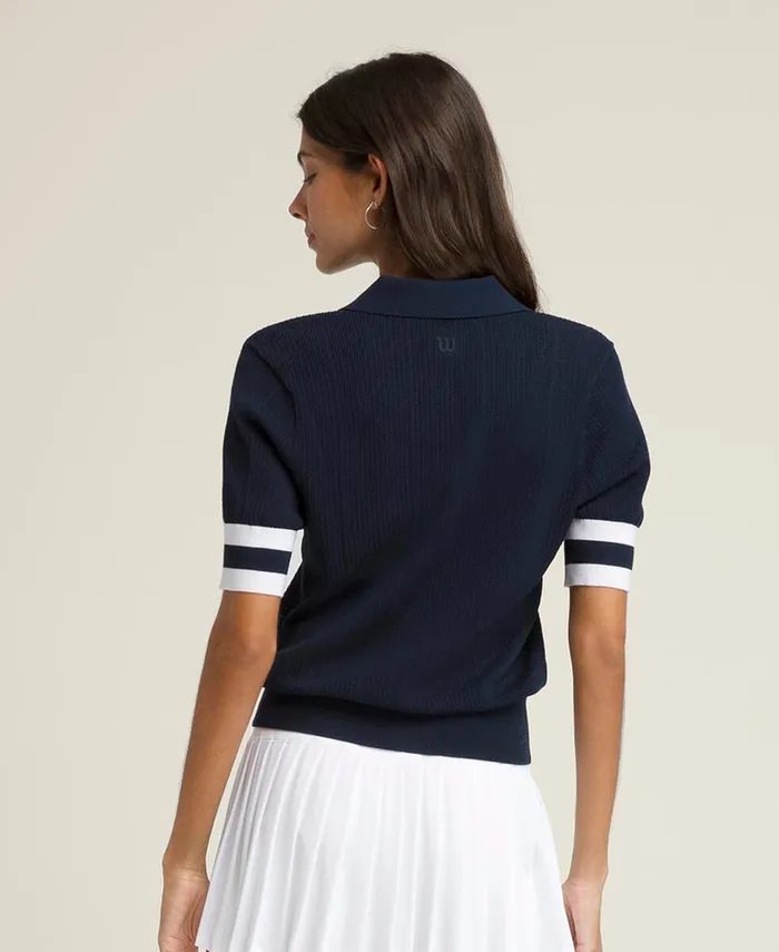 Women Polos Wilson Essex Polo 8211 Classic Navy Women Polos Wilson Essex Polo 8211 Classic Navy