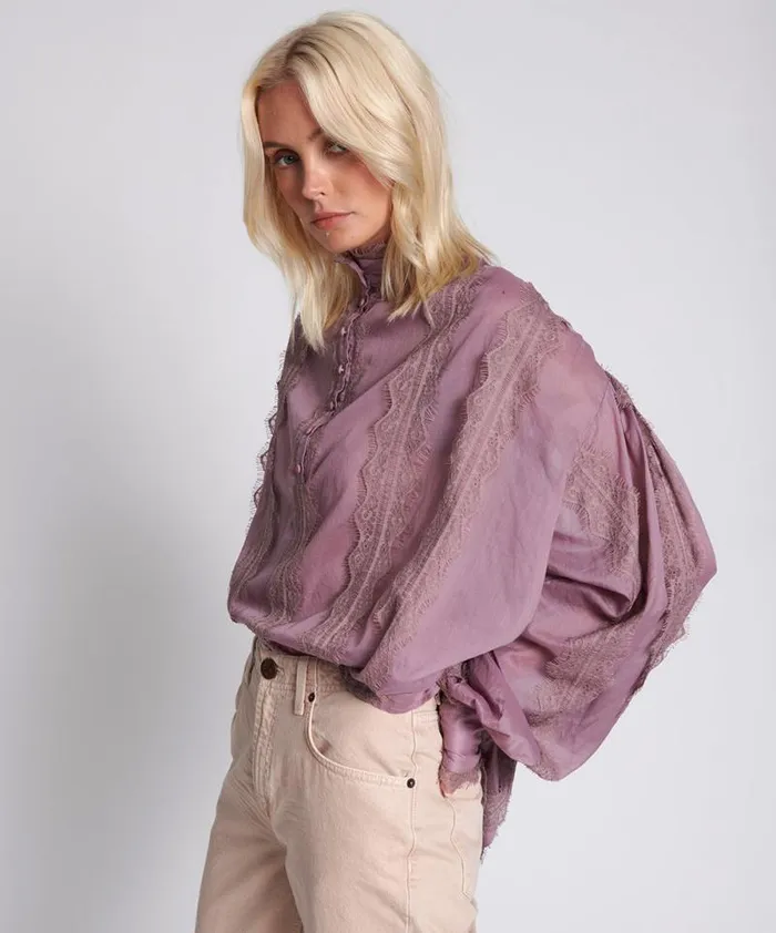 Women PURPLE SMOKE ETERNAL SPIRIT TOP One Teaspoon Tops Women PURPLE SMOKE ETERNAL SPIRIT TOP One Teaspoon Tops