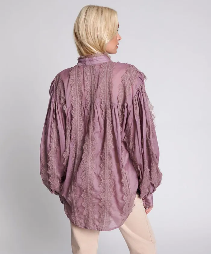 Women PURPLE SMOKE ETERNAL SPIRIT TOP One Teaspoon Tops Women PURPLE SMOKE ETERNAL SPIRIT TOP One Teaspoon Tops