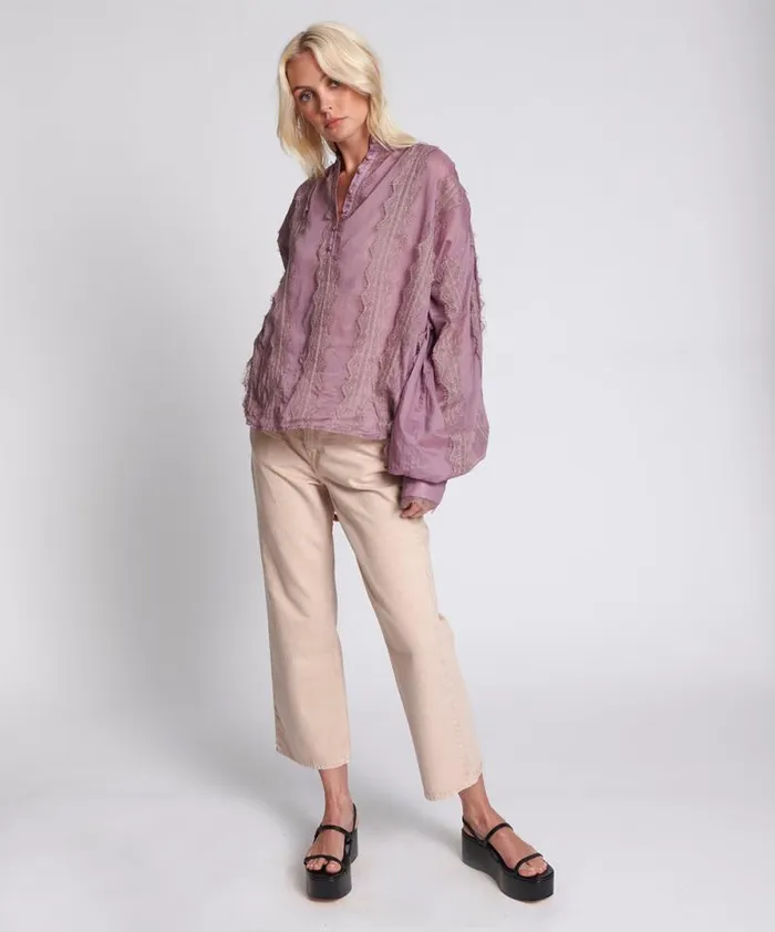Women PURPLE SMOKE ETERNAL SPIRIT TOP One Teaspoon Tops Women PURPLE SMOKE ETERNAL SPIRIT TOP One Teaspoon Tops