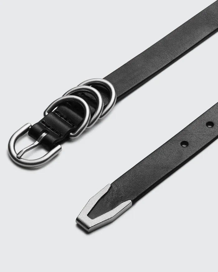 Women Rag 038 Bone Belts Baby Spire Hip Belt Black