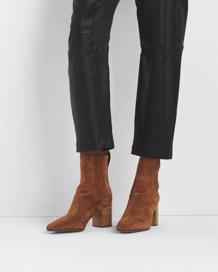 Women Rag 038 Bone Boots Astra Chelsea Boot 8211 Suede Brownwood Suede