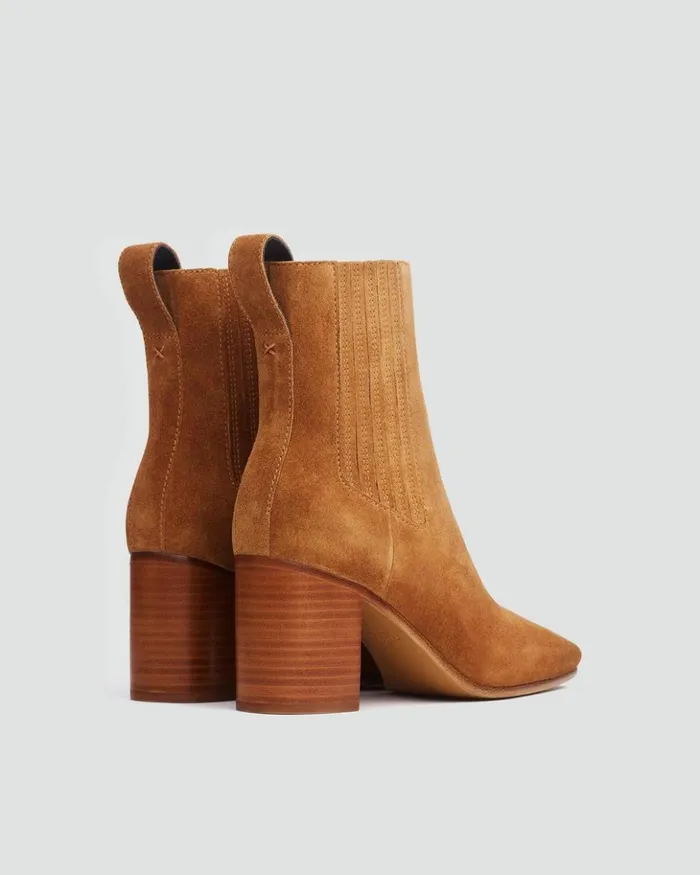 Women Rag 038 Bone Boots Astra Chelsea Boot 8211 Suede Brownwood Suede