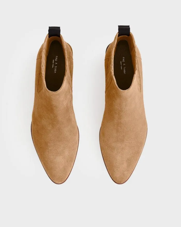 Women Rag 038 Bone Boots Rover Boot 8211 Suede Camel Suede