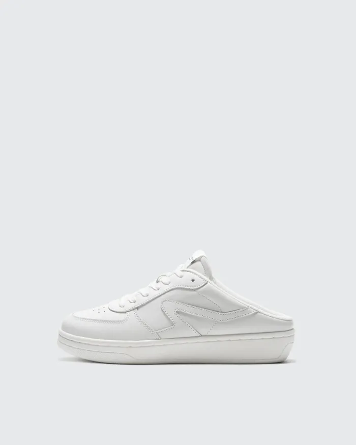 Women Rag 038 Bone Sneakers Retro Court Mule 8211 Leather White