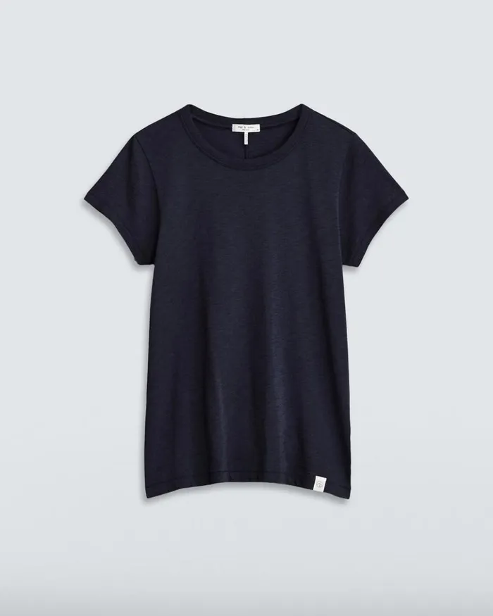 Women Rag 038 Bone TShirts The Slub Tee Salute