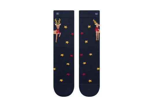 Women Reindeer High Crew Socks Reindeer Crew TOMS Exclusives