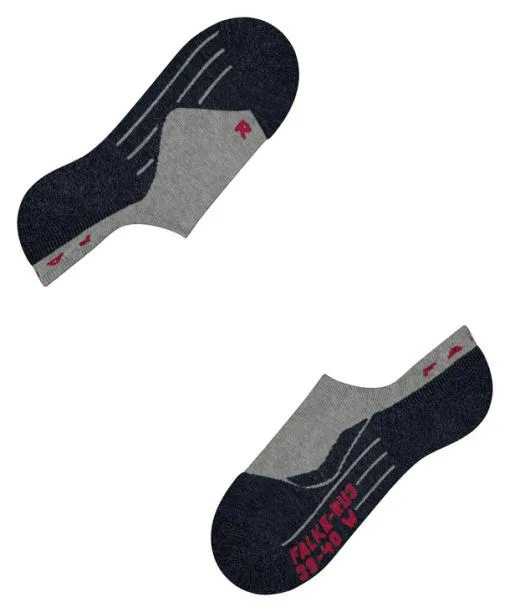 Women RU3 Comfort Invisible Women Running No Show Socks Lightgrey FALKE Running Socks