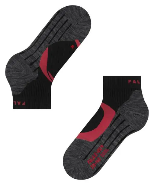 Women RU4 Endurance Cool Short Women Running Short Sock Black FALKE Running Socks