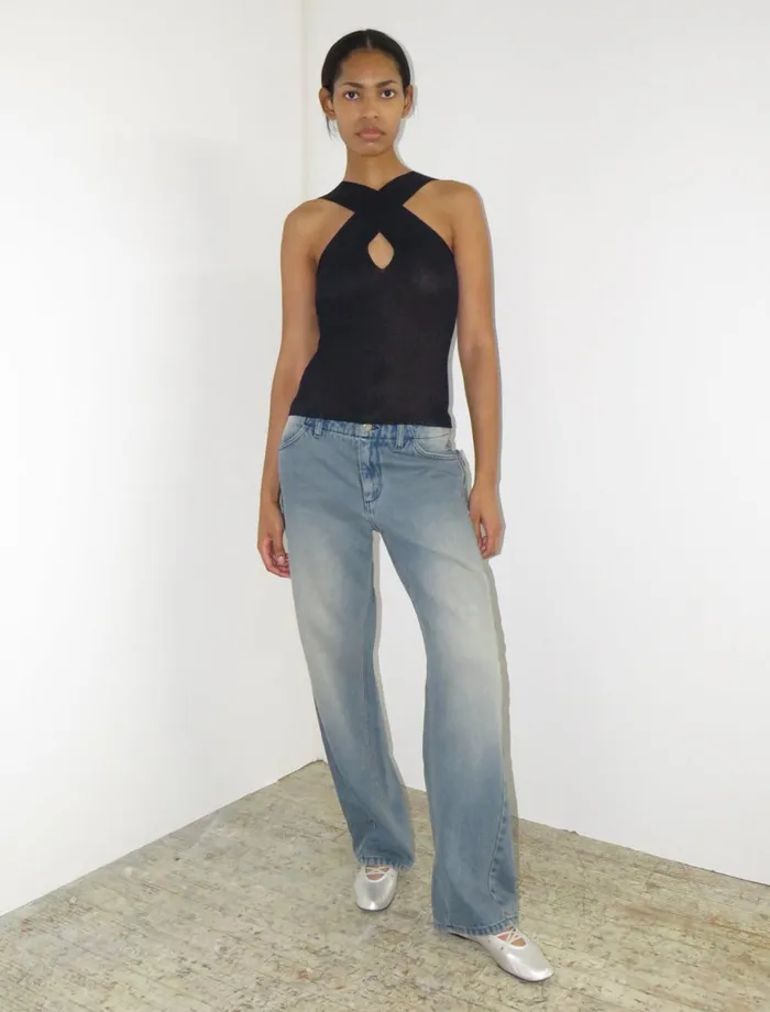 Women Saric Navy Paloma Wool Tops
