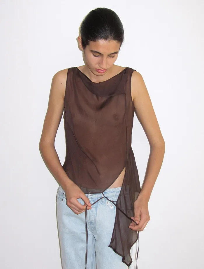Women Sato Brown Paloma Wool Tops