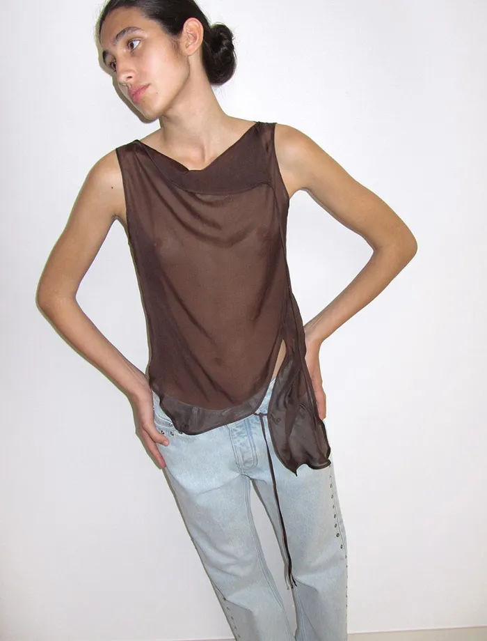 Women Sato Brown Paloma Wool Tops