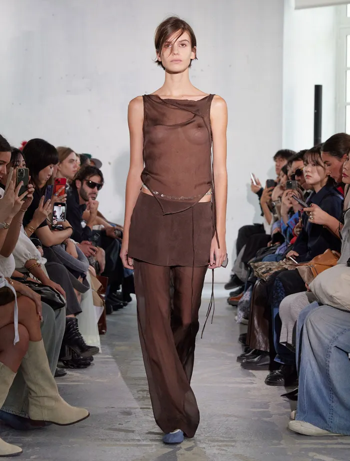 Women Sato Brown Paloma Wool Tops