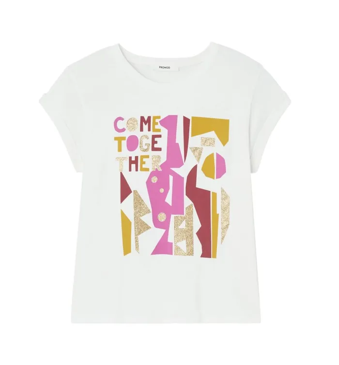 Women Sequinned TShirt 8211 Multicolour Print Promod Tops