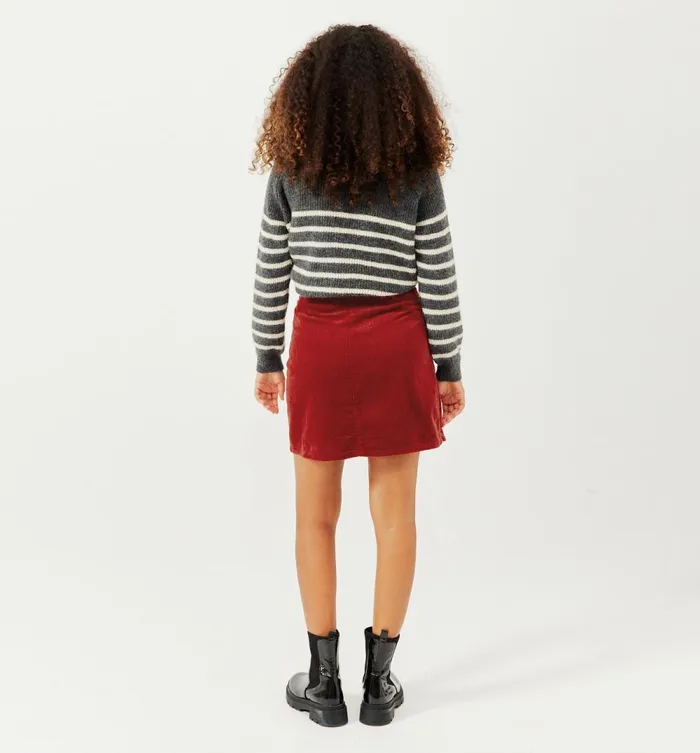 Women Short Corduroy Skirt 8211 Orange Cuit Fonce Promod Skirts Women Short Corduroy Skirt 8211 Orange Cuit Fonce Promod Skirts