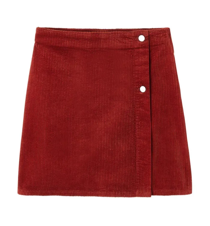 Women Short Corduroy Skirt 8211 Orange Cuit Fonce Promod Skirts Women Short Corduroy Skirt 8211 Orange Cuit Fonce Promod Skirts