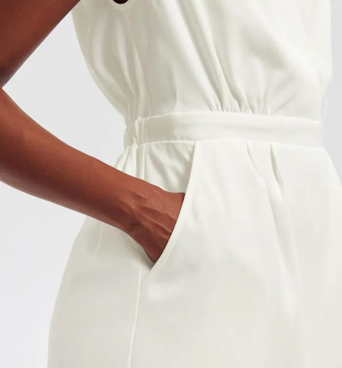 Women Short Sleeveless Dress 8211 White Promod Dresses Women Short Sleeveless Dress 8211 White Promod Dresses