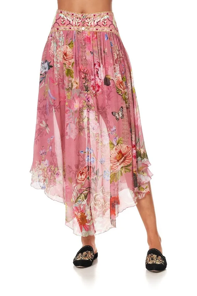 Women Skirts Camilla Shaped Waist Skirt Patchwork Heart
