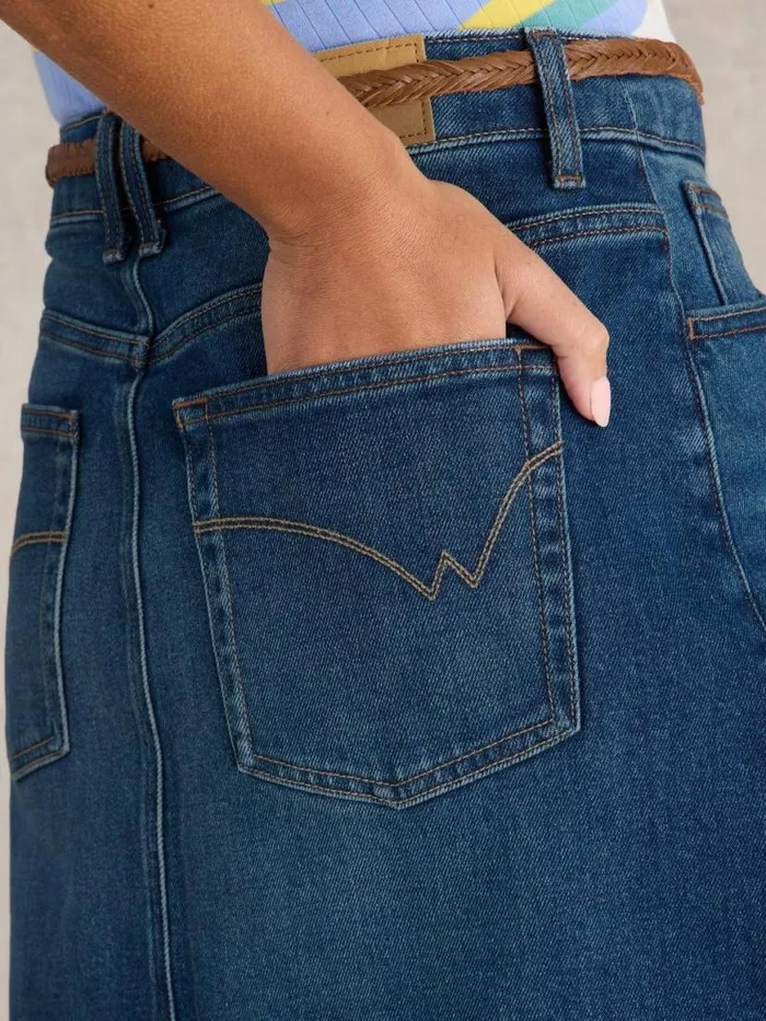 Women Skirts White Stuff Scarlett Denim Skirt Mid Denim Women Skirts White Stuff Scarlett Denim Skirt Mid Denim