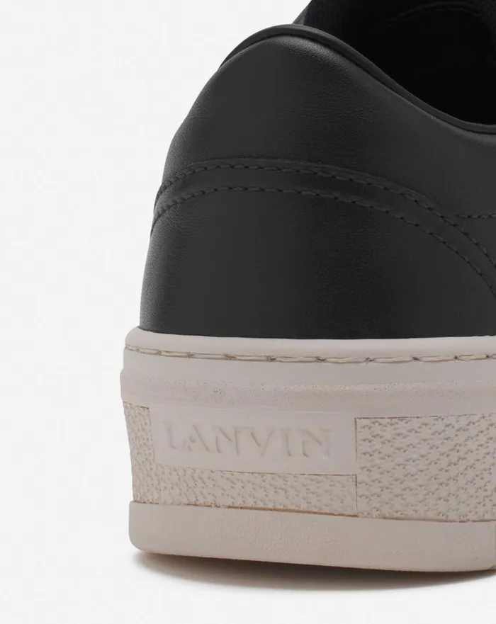 Women Sneakers Lanvin Lanvin X Future Leather Cash Sneakers For Women Dark Greybeige Women Sneakers Lanvin Lanvin X Future Leather Cash Sneakers For Women Dark Greybeige