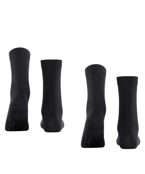 Women Softmerino 2Pack Women Socks Black FALKE Socks