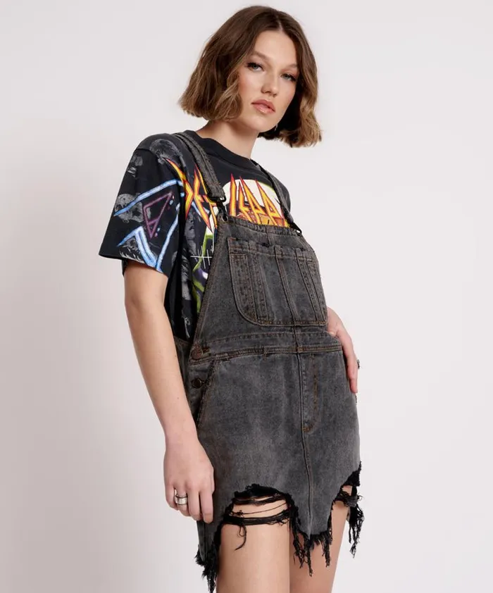 Women STANTON ST DENIM PINI DRESS One Teaspoon Midi and Maxi Dresses