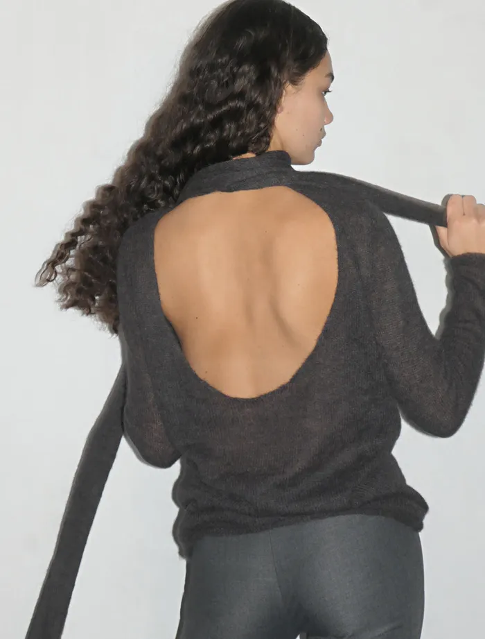 Women Sulia Dark Grey Paloma Wool Knits