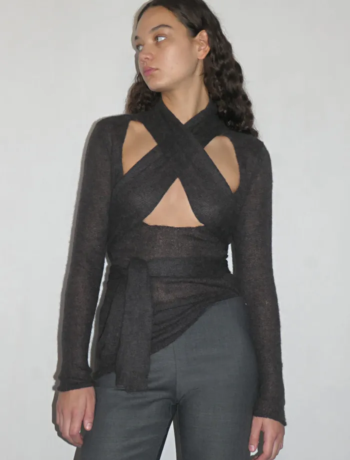 Women Sulia Dark Grey Paloma Wool Knits